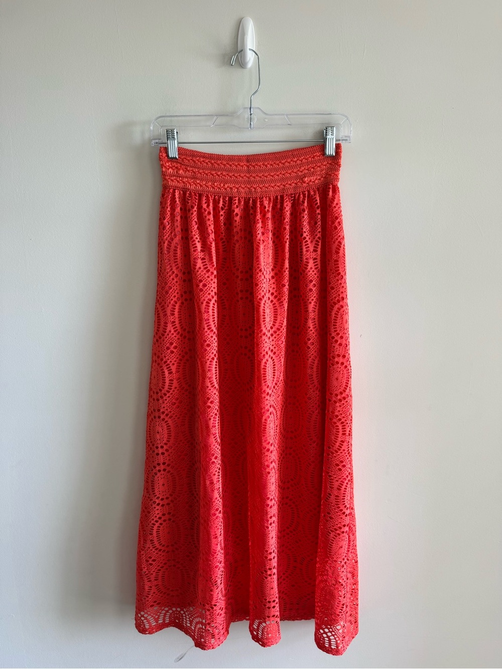 Me 2 Magic Eyelet Maxi Skirt with Smocked Waistband